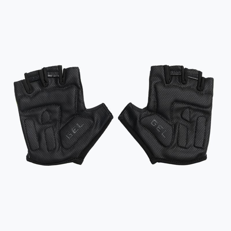 Mănuși de ciclism pentru bărbați Rogelli Hero II black/fluor/grey 3