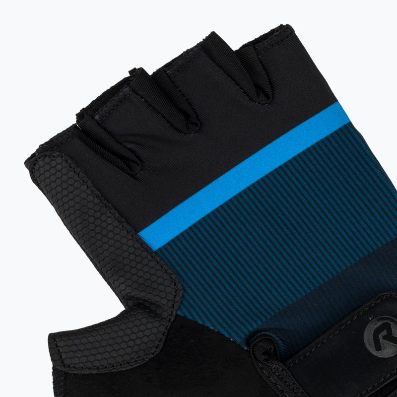Mănuși de ciclism pentru bărbați Rogelli Hero II black/blue 4