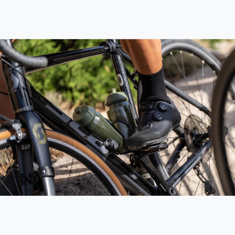 Bidon de bicicletă Rogelli Bio Bottle Enjoy The Distance 500 ml army green 3