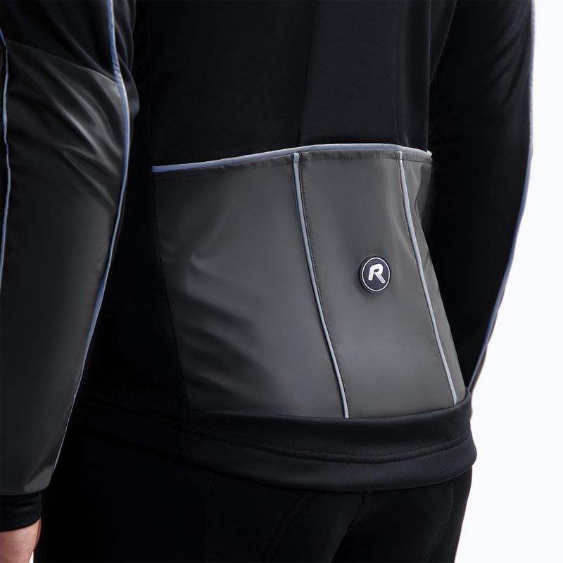 Geacă de ciclism pentru bărbați Rogelli Essential Winter Hi Vis black 4