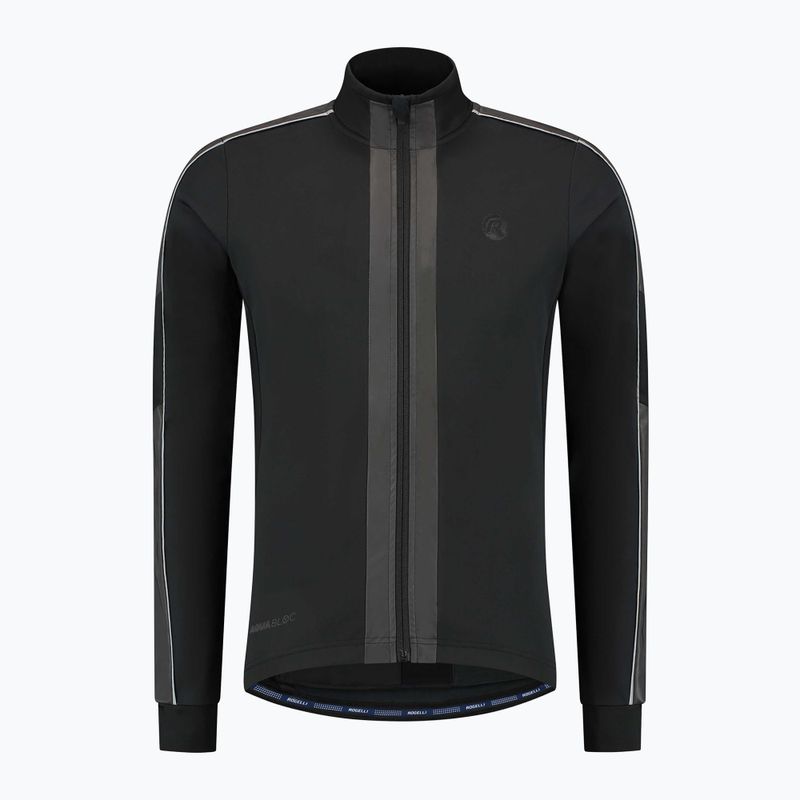 Geacă de ciclism pentru bărbați Rogelli Essential Winter Hi Vis black 5