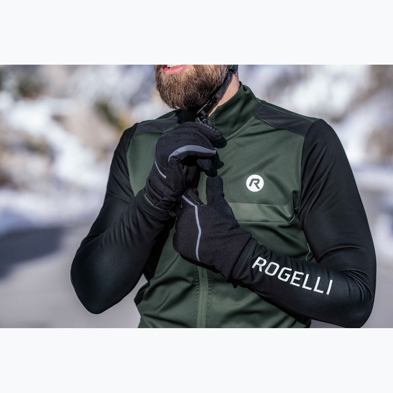 Mănuși de ciclism pentru bărbați Rogelli Apex Winter Windproof black 4