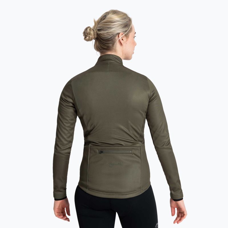 Geacă de ciclism pentru femei Rogelli Core Winter green 3