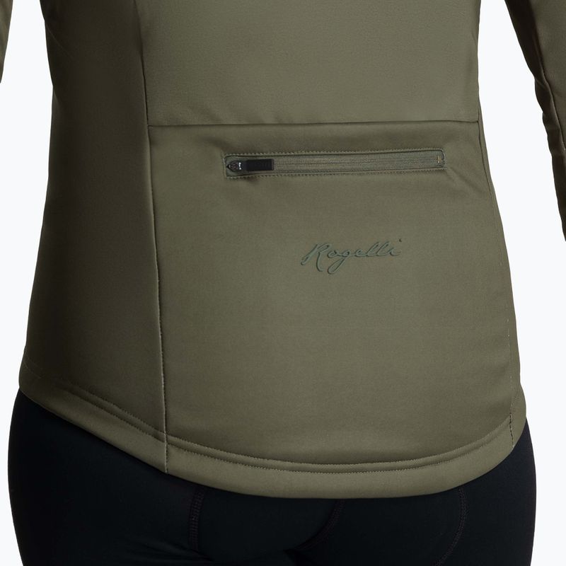 Geacă de ciclism pentru femei Rogelli Core Winter green 4