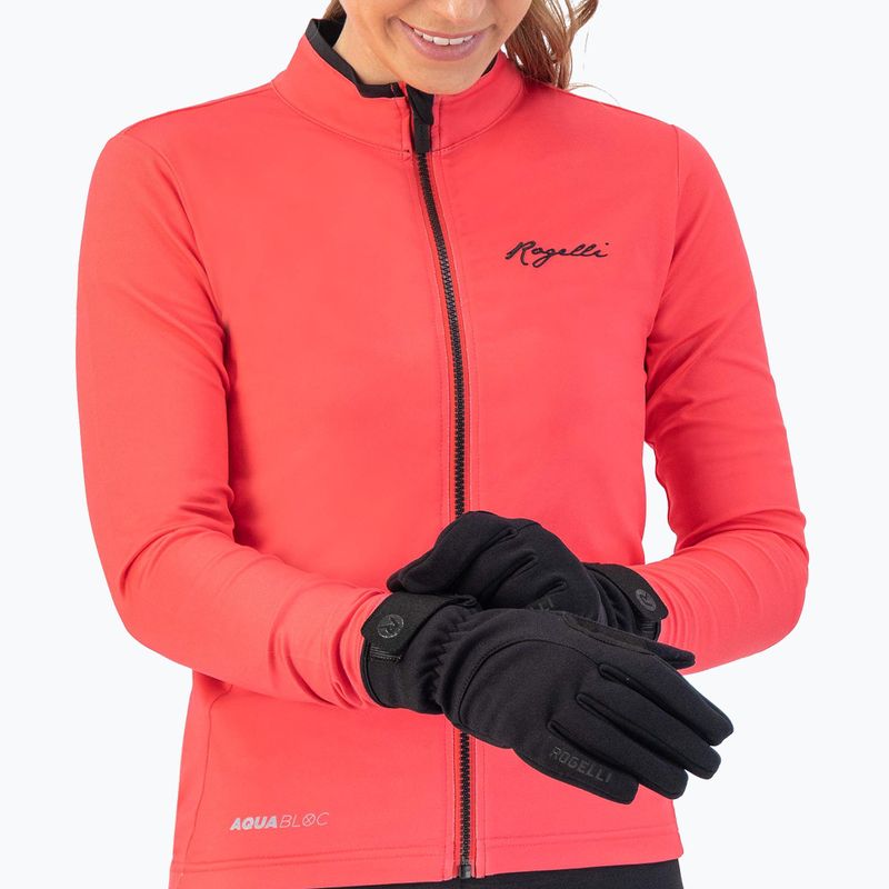 Mănuși de ciclism pentru copii Rogelli Core II Winter Windproof W black 2