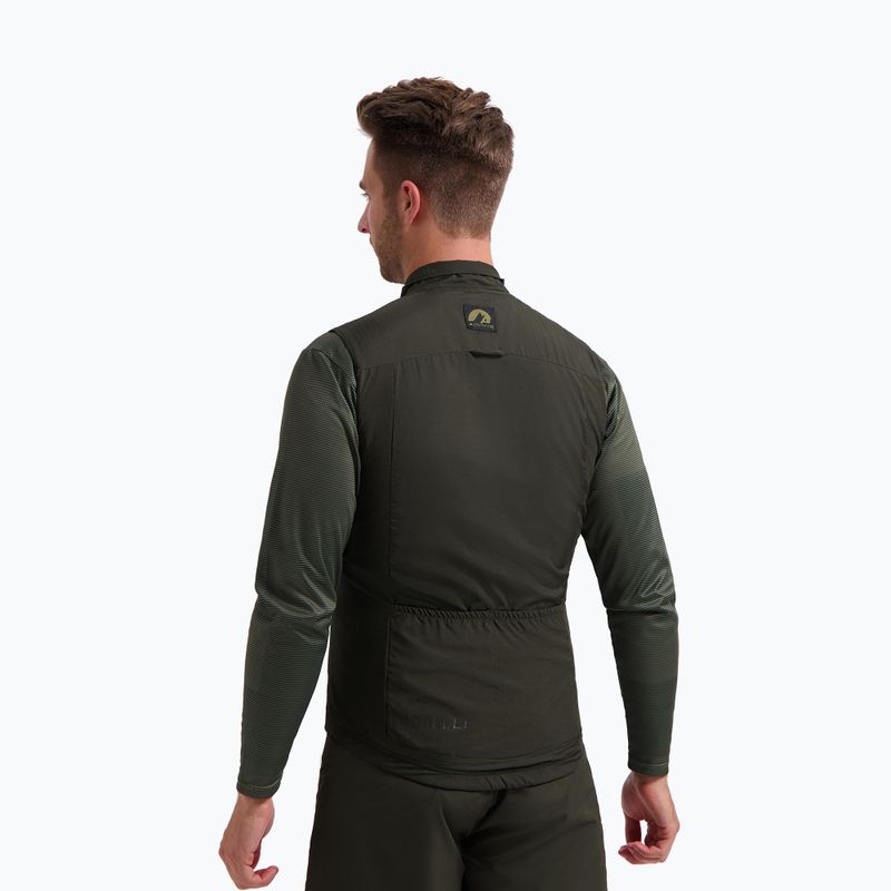 Vestă de ciclism pentru bărbați Rogelli Advntr Insulated army green 2