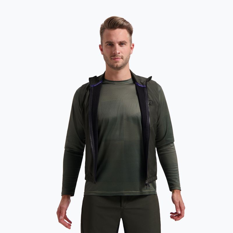 Vestă de ciclism pentru bărbați Rogelli Advntr Insulated army green 3