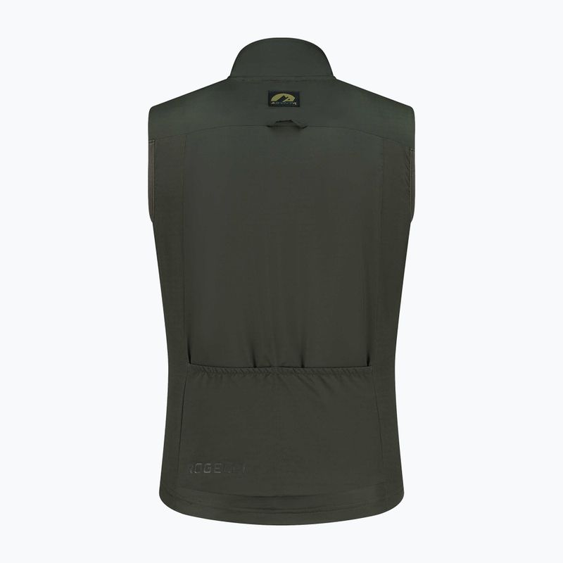 Vestă de ciclism pentru bărbați Rogelli Advntr Insulated army green 7