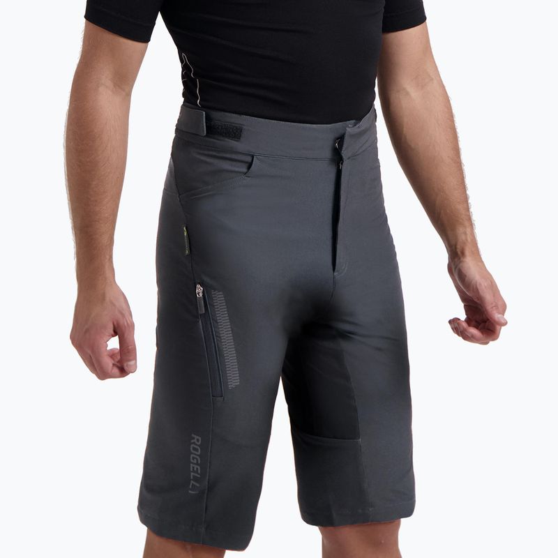 Pantaloni scurți de ciclism pentru bărbați Rogelli Advntr Distance MTB grey 3