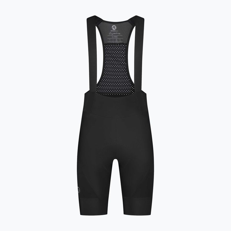 Pantaloni scurți de ciclism pentru bărbați Rogelli Signature Bib Short black 4