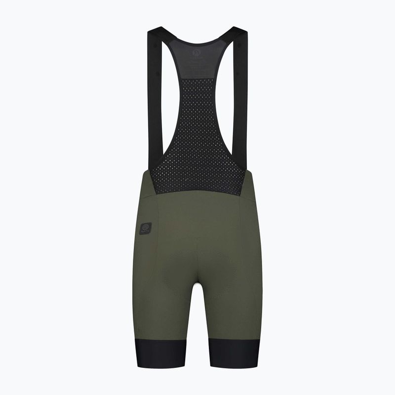 Pantaloni scurți de ciclism pentru bărbați Rogelli Signature Bib Short green 5