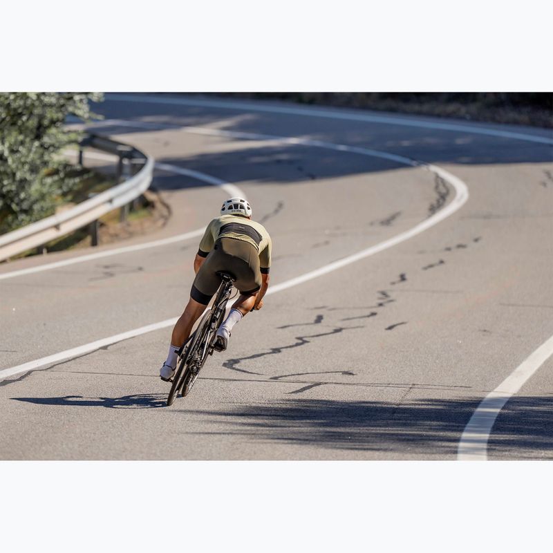 Pantaloni scurți de ciclism pentru bărbați Rogelli Signature Bib Short green 6