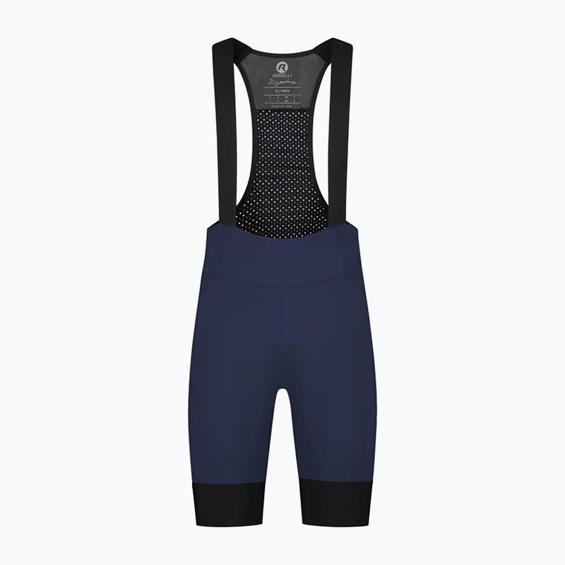 Pantaloni scurți de ciclism pentru bărbați Rogelli Signature Bib Short blue 4