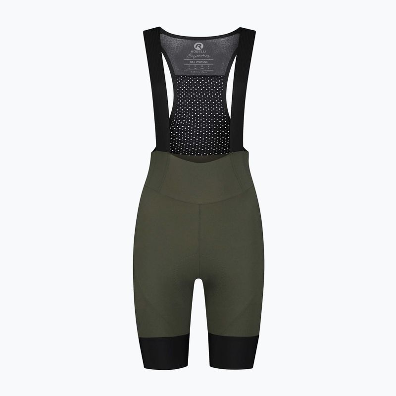Pantaloni scurți de ciclism pentru femei Rogelli Signature Bib Short W green 4