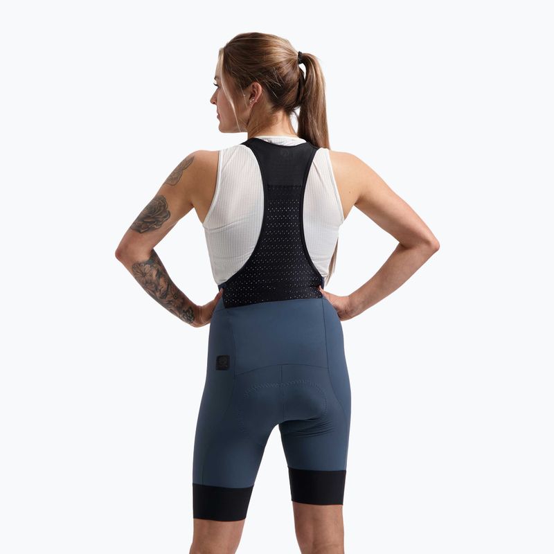Pantaloni scurți de ciclism pentru femei Rogelli Signature Bib Short W blue 2