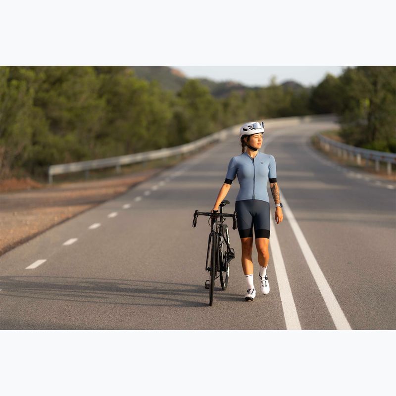 Pantaloni scurți de ciclism pentru femei Rogelli Signature Bib Short W blue 6