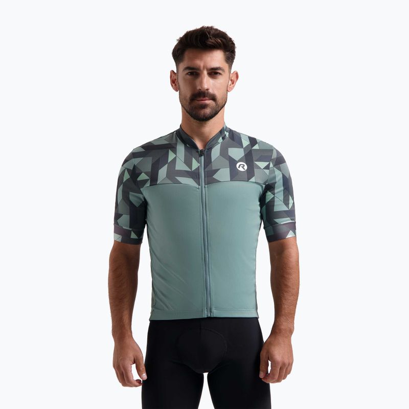 Tricou de ciclism pentru bărbați Rogelli Essential Graphic gri