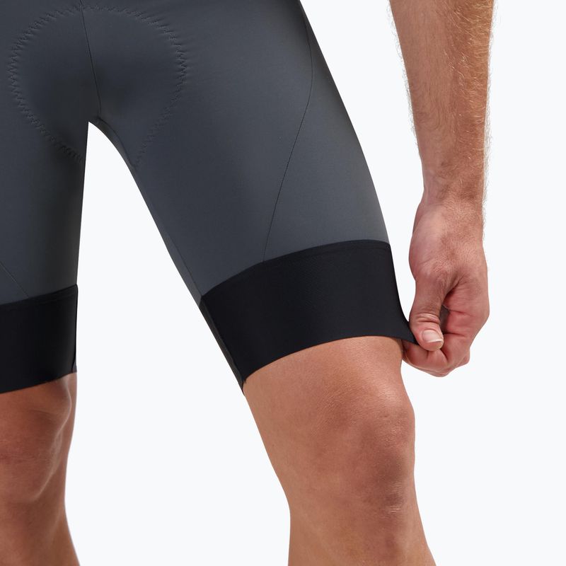 Pantaloni scurți de ciclism pentru bărbați Rogelli Signature Bib Short grey 6