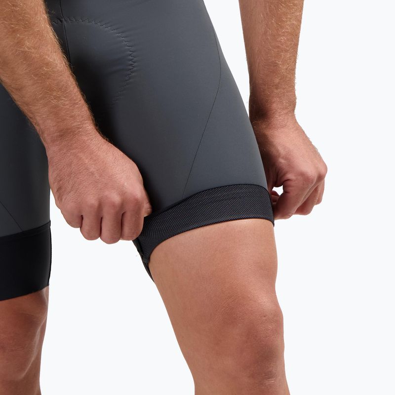 Pantaloni scurți de ciclism pentru bărbați Rogelli Signature Bib Short grey 7