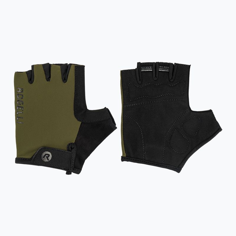 Mănuși de ciclism pentru bărbați Rogelli Core army green