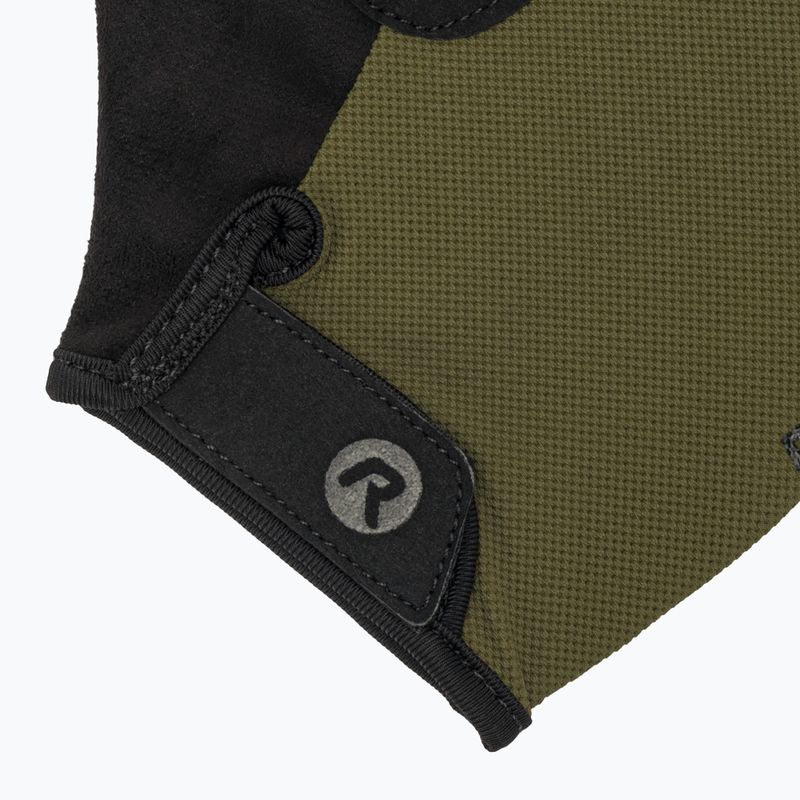 Mănuși de ciclism pentru bărbați Rogelli Core army green 4
