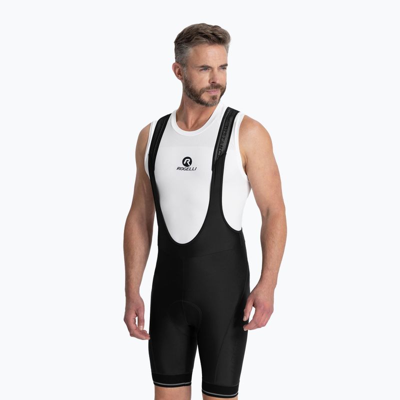 Pantaloni scurți de ciclism pentru bărbați Rogelli Fast Bib Short black 3