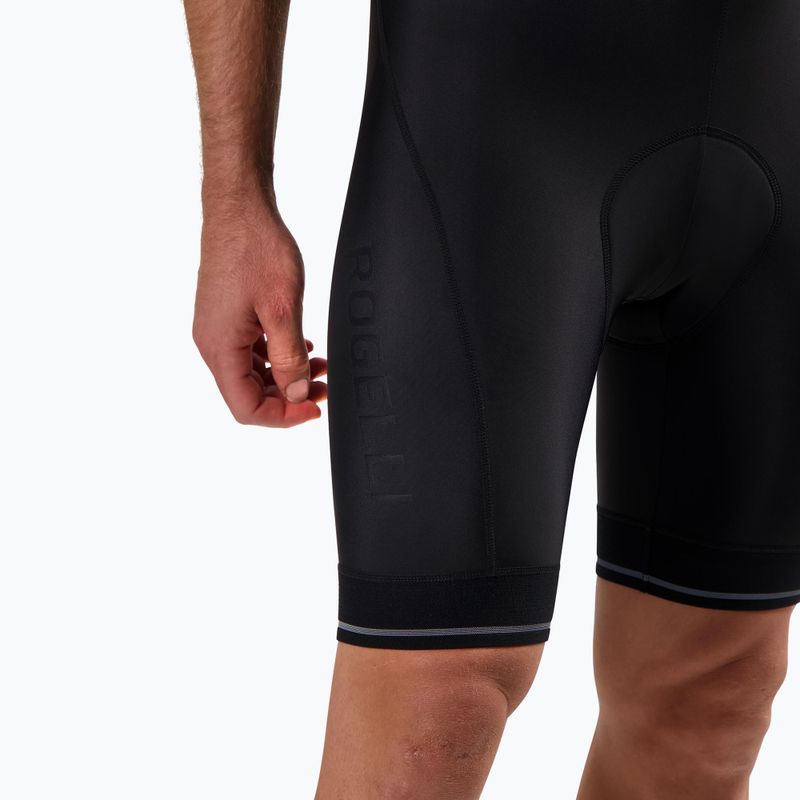 Pantaloni scurți de ciclism pentru bărbați Rogelli Fast Bib Short black 6