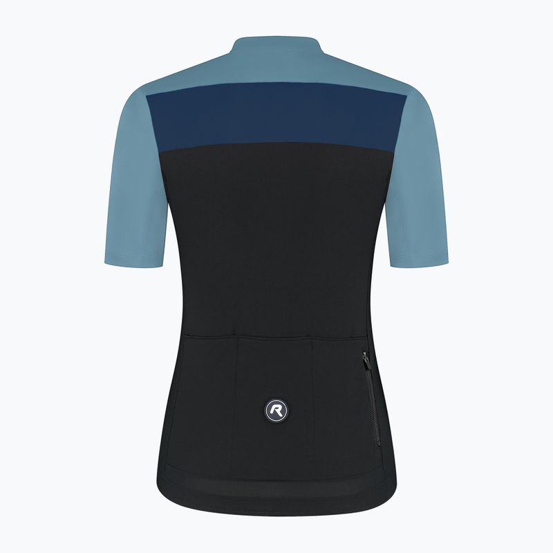 Tricou de ciclism pentru femei Rogelli Core Block W black/blue/dark blue 7