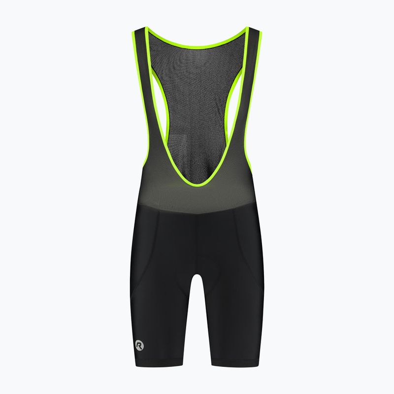 Pantaloni scurți de ciclism pentru bărbați Rogelli Core Bib Short black/fluor yellow 6