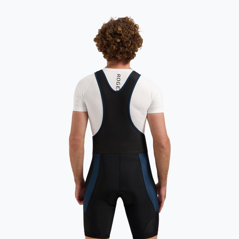 Pantaloni scurți de ciclism pentru bărbați Rogelli Core Bib Short black/blue 2