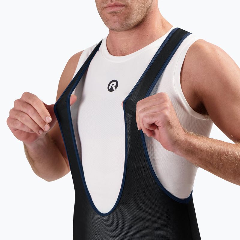Pantaloni scurți de ciclism pentru bărbați Rogelli Core Bib Short black/blue 3