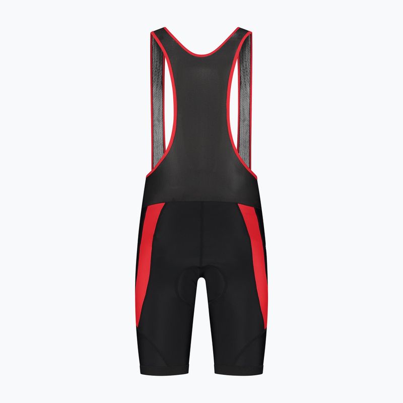 Pantaloni scurți de ciclism pentru bărbați Rogelli Core Bib Short black/red 7