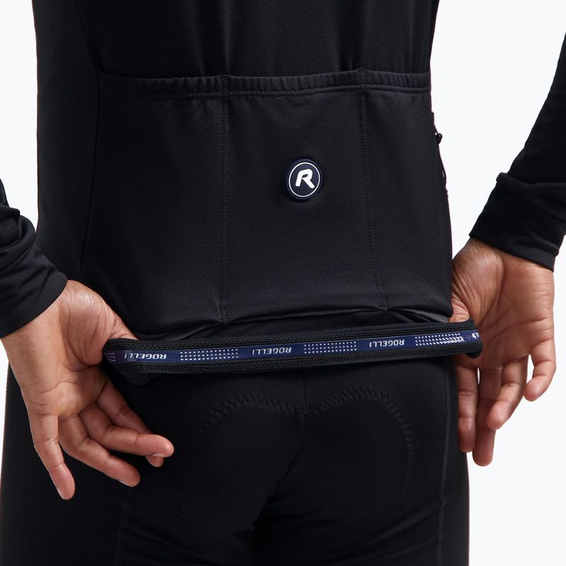 Longsleeve de ciclism pentru bărbați Rogelli Essential II black 5