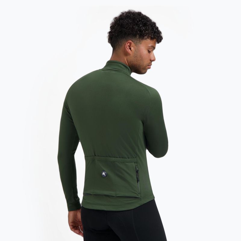 Longsleeve de ciclism pentru bărbați Rogelli Essential II green 3