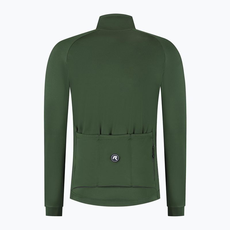 Longsleeve de ciclism pentru bărbați Rogelli Essential II green 8