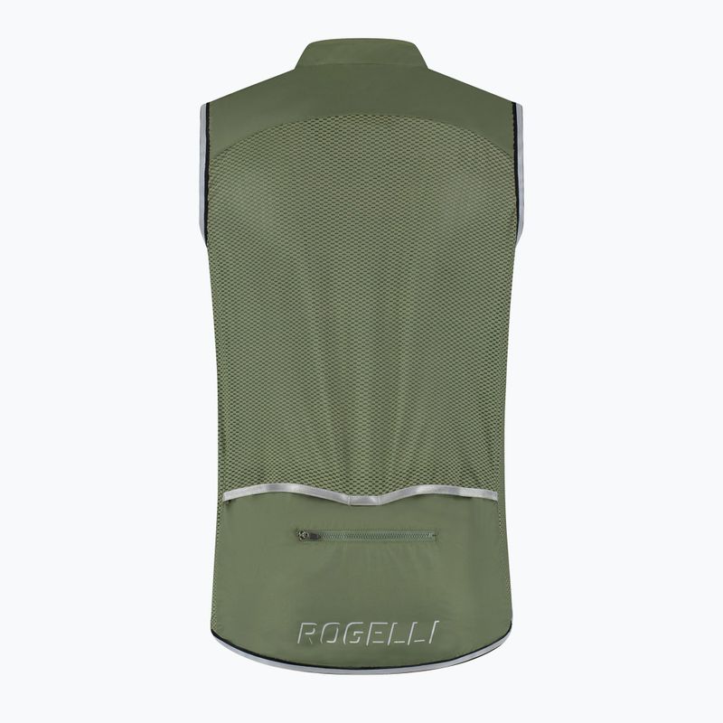 Vesteă de ciclism pentru bărbați Rogelli Core army green 4