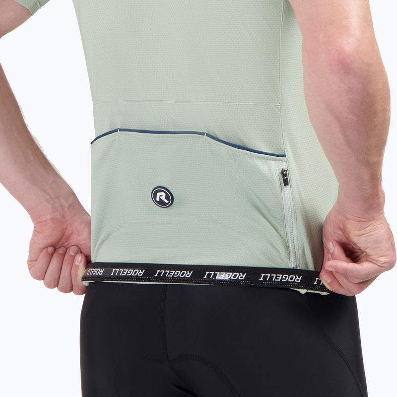 Tricou de ciclism pentru bărbați Rogelli Explore aqua grey 4