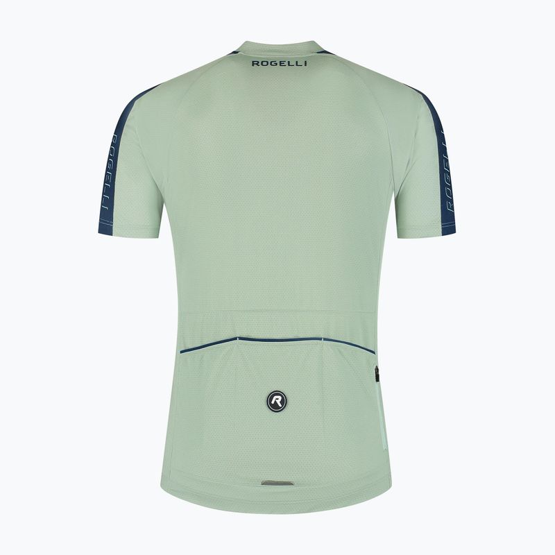 Tricou de ciclism pentru bărbați Rogelli Explore aqua grey 7