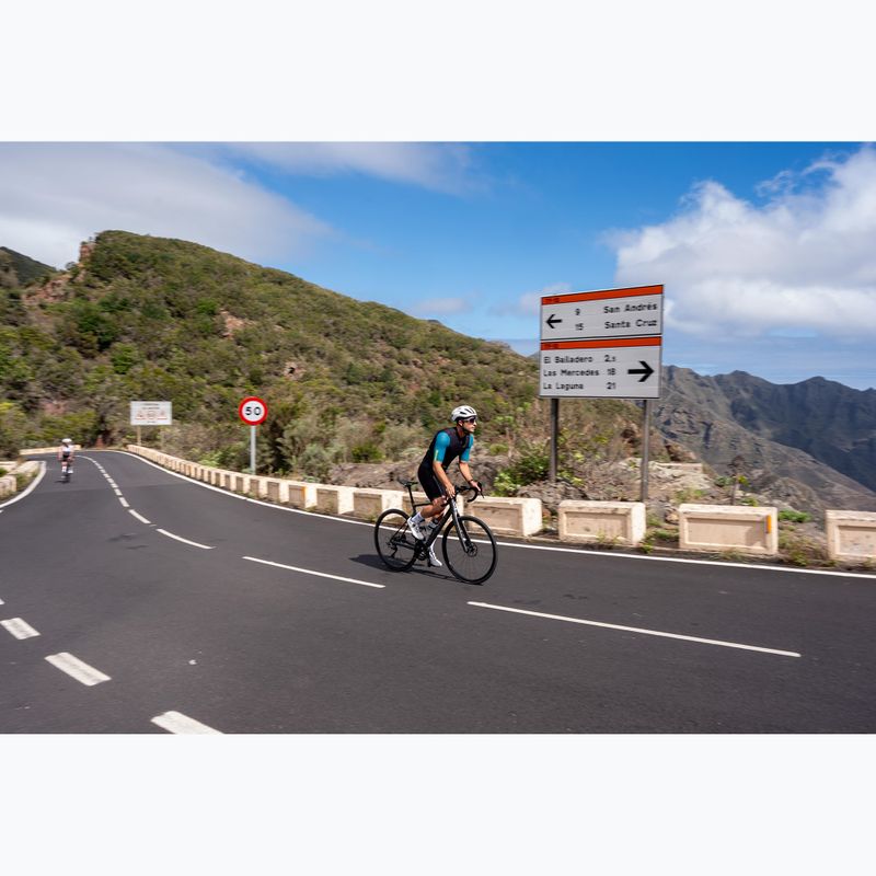 Tricou de ciclism pentru bărbați Rogelli Fast black/teal/green 8