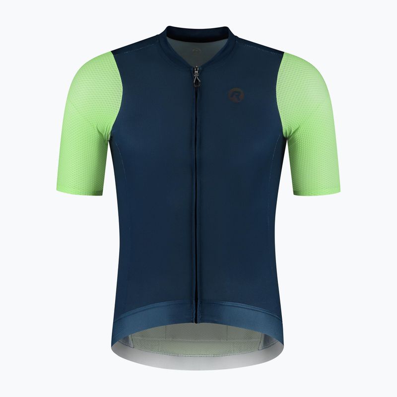 Tricou de ciclism pentru bărbați Rogelli Fast blue/lime 5