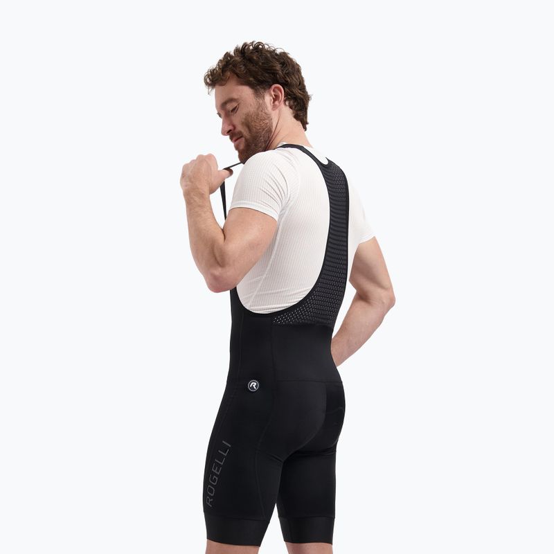 Pantaloni scurți de ciclism pentru bărbați Rogelli Essential II Bib Short black 2