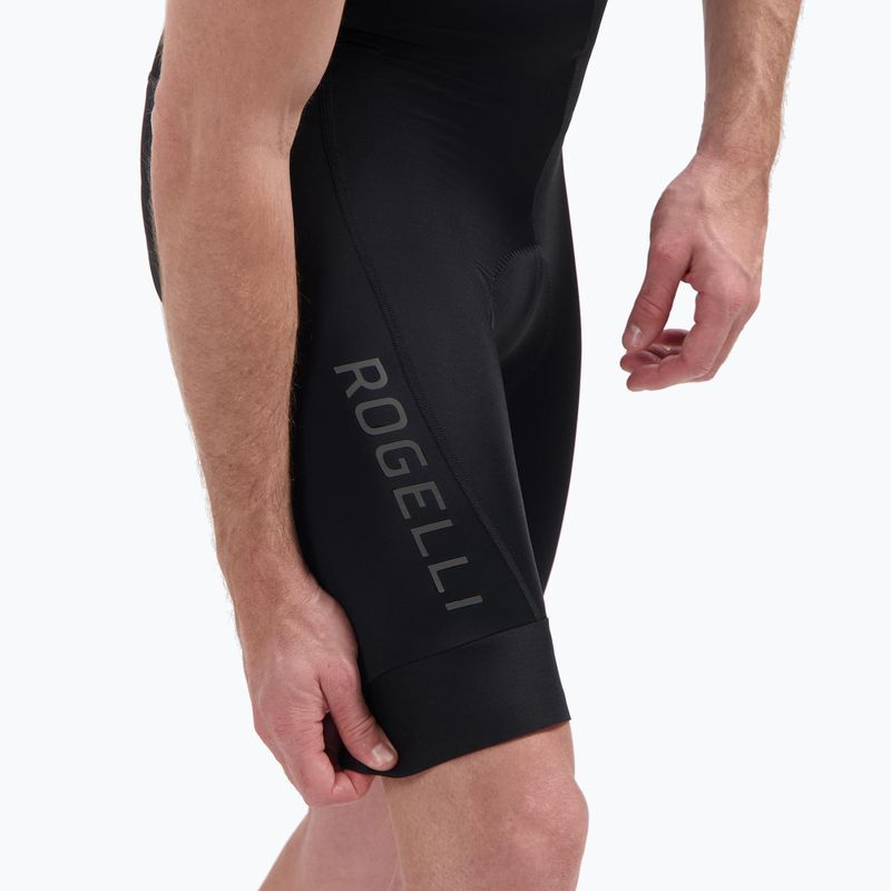 Pantaloni scurți de ciclism pentru bărbați Rogelli Essential II Bib Short black 5
