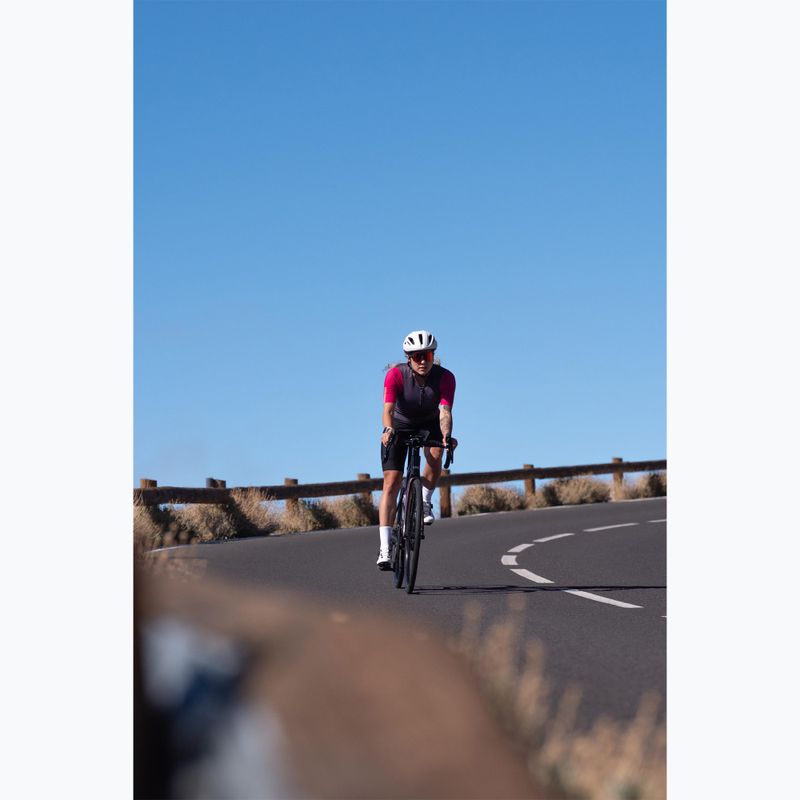 Tricou de ciclism pentru femei Rogelli Fast ebony/pink/coral 9