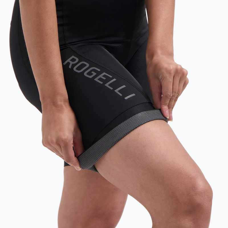 Pantaloni scurți de ciclism pentru femei Rogelli Essential III Bib Short black 5