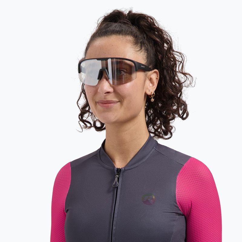 Ochelari de soare Rogelli Mirage Photochromatic black/silver mirror 5