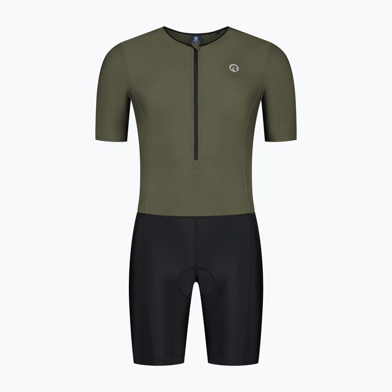Costum de triatlon Rogelli Florida Tri Suit black/army green