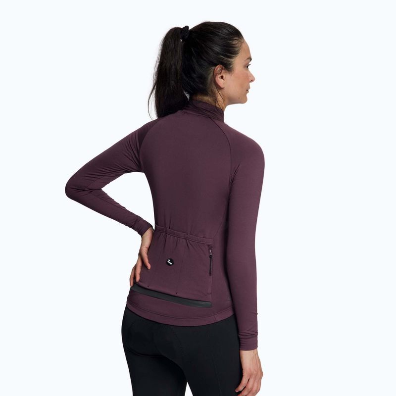 Longsleeve de ciclism pentru femei Rogelli Essential II eggplant 3