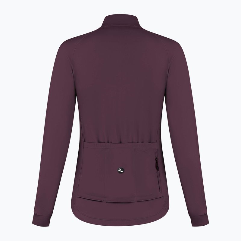 Longsleeve de ciclism pentru femei Rogelli Essential II eggplant 8