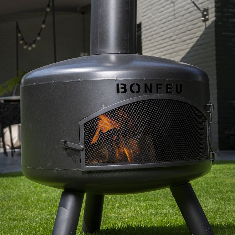 Șemineu de grădină BonFeu BonGiro black 8