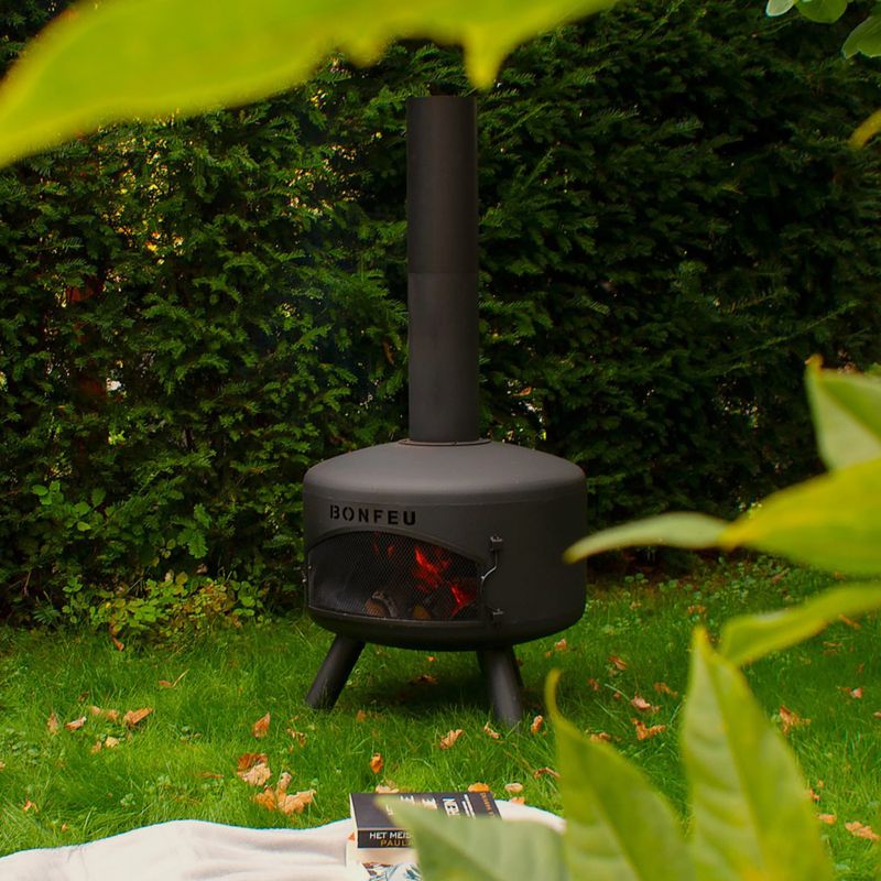 Șemineu de grădină BonFeu BonGiro black 11